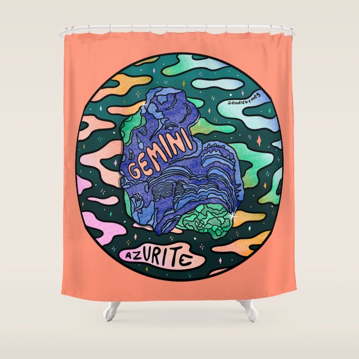 Gemini Crystal Shower Curtain Gallery Image 1