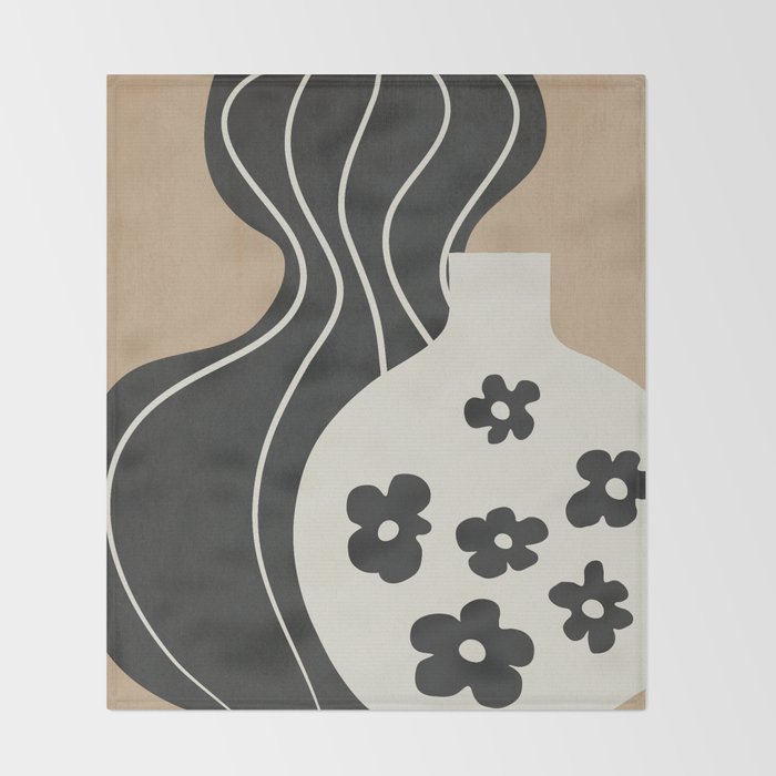 Abstract Elegance 6 Throw Blanket Gallery Image 2
