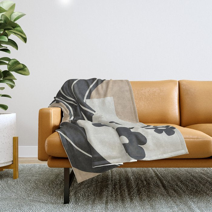 Abstract Elegance 6 Throw Blanket Gallery Image 1