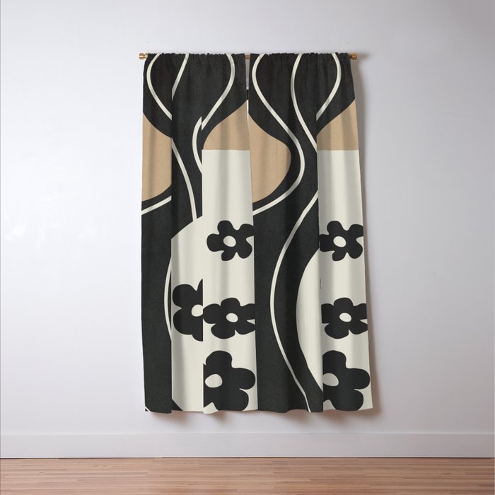 Abstract Elegance 6 Window Curtain Gallery Image 3