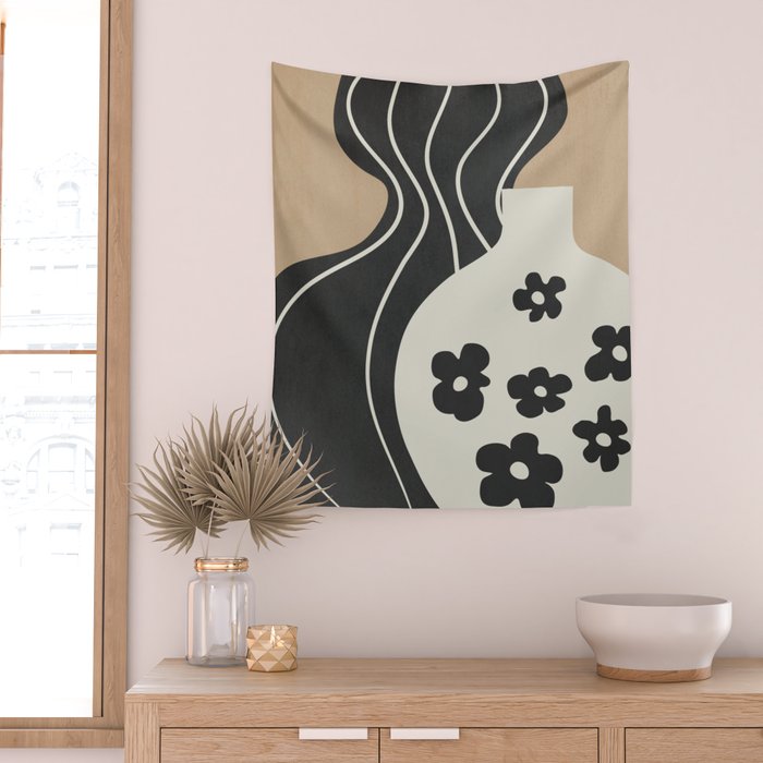 Abstract Elegance 6 Wall Tapestry Gallery Image 2