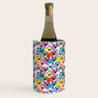 Colored Pugs Pattern - no1 Wine Chiller Gallery Image 3
