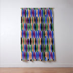 Playful Modern Geometric Shapes Window Curtain Gallery Image 3