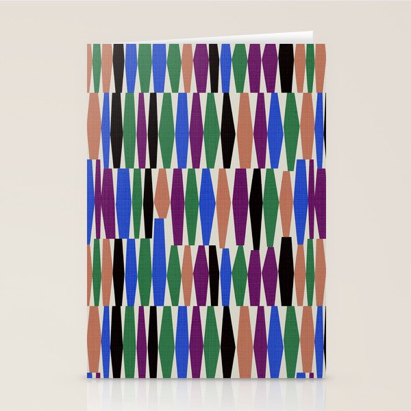 Playful Modern Geometric Shapes Stationery Card Gallery Image 2