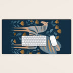 Night Bloom Horse Desk Mat Gallery Image 1
