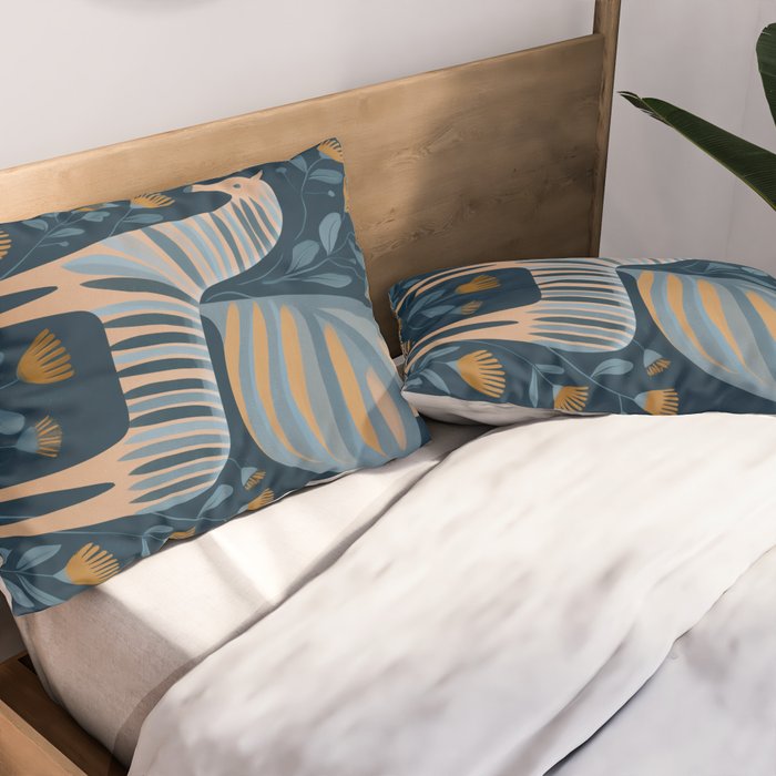 Night Bloom Horse Pillow Sham Gallery Image 2