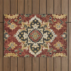 Desert Gold Medallion Outdoor Rug Gallery Image 1