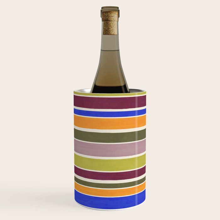 Modern Craft Summer Collection - Roman Stripes Wine Chiller Gallery Image 1