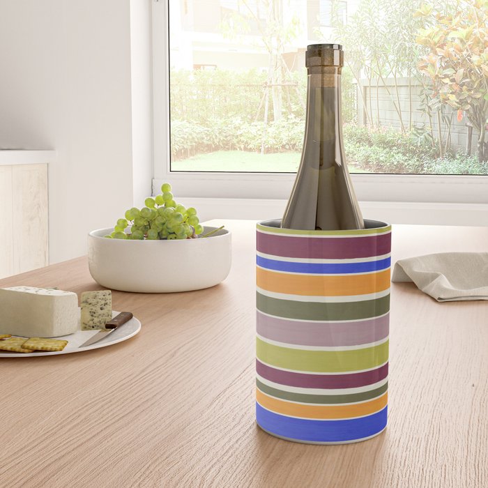Modern Craft Summer Collection - Roman Stripes Wine Chiller Gallery Image 4