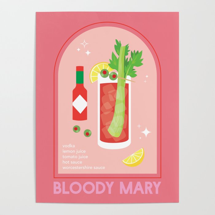 Bloody Mary Cocktail Poster Gallery Image 4