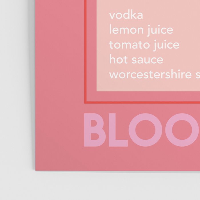 Bloody Mary Cocktail Poster Gallery Image 3