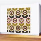 Mid Mod Flowers Wall Mural Gallery Image 2