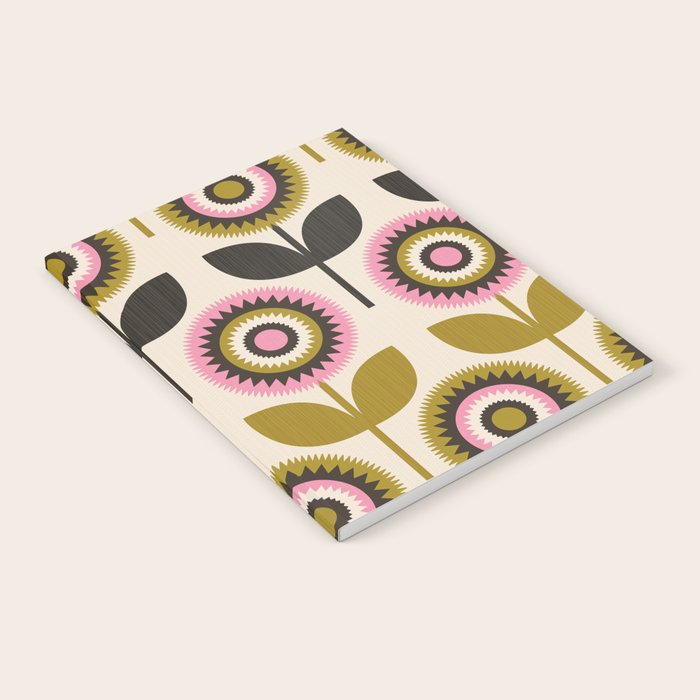 Mid Mod Flowers Notebook Gallery Image 2
