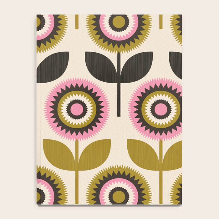 Mid Mod Flowers Notebook Gallery Image 4