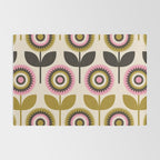 Mid Mod Flowers Rug Gallery Image 2