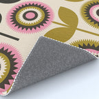 Mid Mod Flowers Rug Gallery Image 4