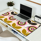 Mid Mod Flowers Desk Mat Gallery Image 2