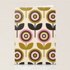 Mid Mod Flowers Stationery Card Gallery Image 2