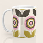Mid Mod Flowers Coffee Mug Gallery Image 3
