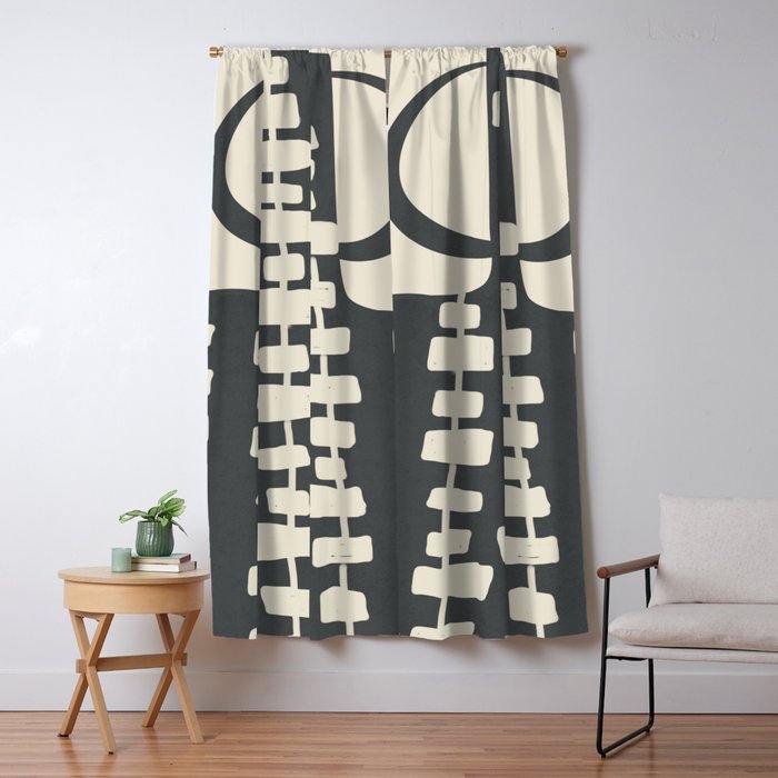 Tribal Pot 6 Window Curtain Gallery Image 5