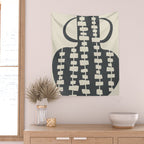 Tribal Pot 6 Wall Tapestry Gallery Image 2