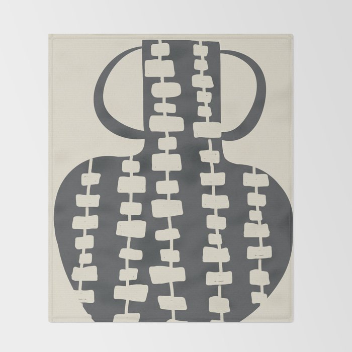 Tribal Pot 6 Throw Blanket Gallery Image 2