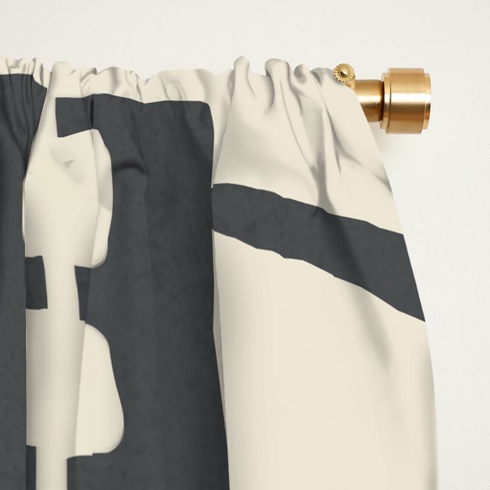 Tribal Pot 6 Window Curtain Gallery Image 2