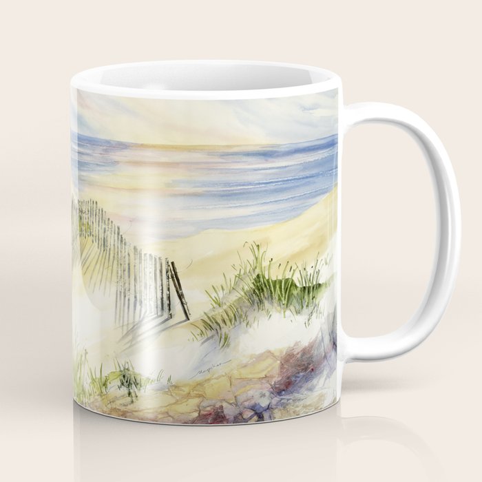 Sand Dune Shadows Along Lake Michigan Coffee Mug Gallery Image 1