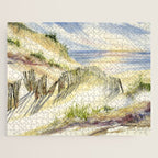 Sand Dune Shadows Along Lake Michigan Jigsaw Puzzle Gallery Image 1