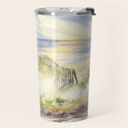 Sand Dune Shadows Along Lake Michigan Travel Mug Gallery Image 2