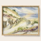 Sand Dune Shadows Along Lake Michigan Serving Tray Gallery Image 1