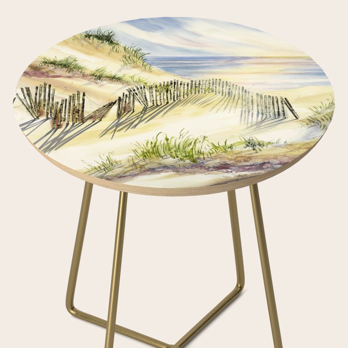 Sand Dune Shadows Along Lake Michigan Side Table Gallery Image 2