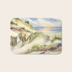 Sand Dune Shadows Along Lake Michigan Bath Mat Gallery Image 1
