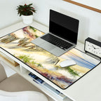 Sand Dune Shadows Along Lake Michigan Desk Mat Gallery Image 2