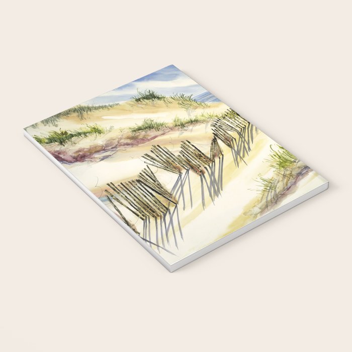 Sand Dune Shadows Along Lake Michigan Notebook Gallery Image 3