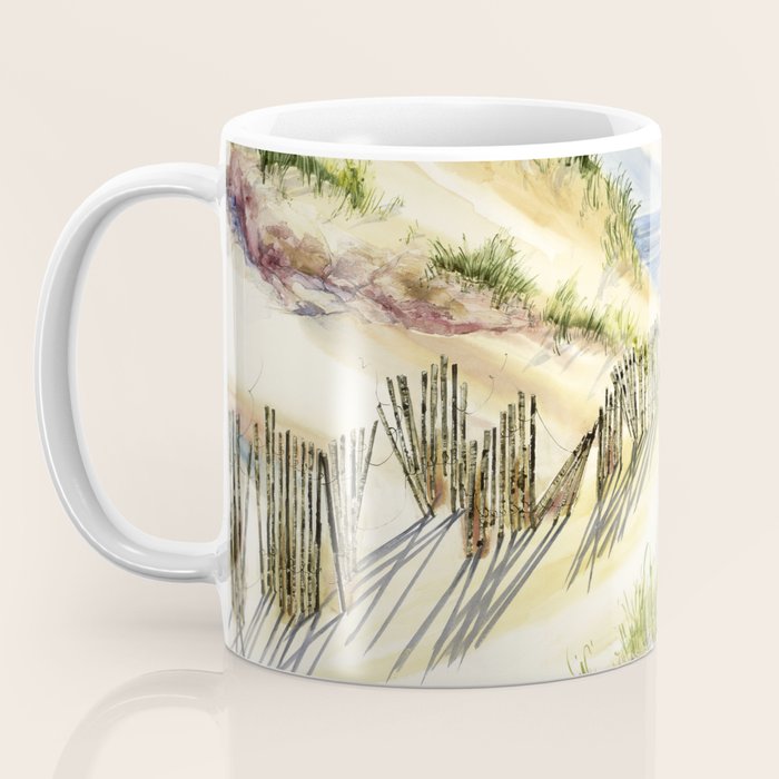 Sand Dune Shadows Along Lake Michigan Coffee Mug Gallery Image 3