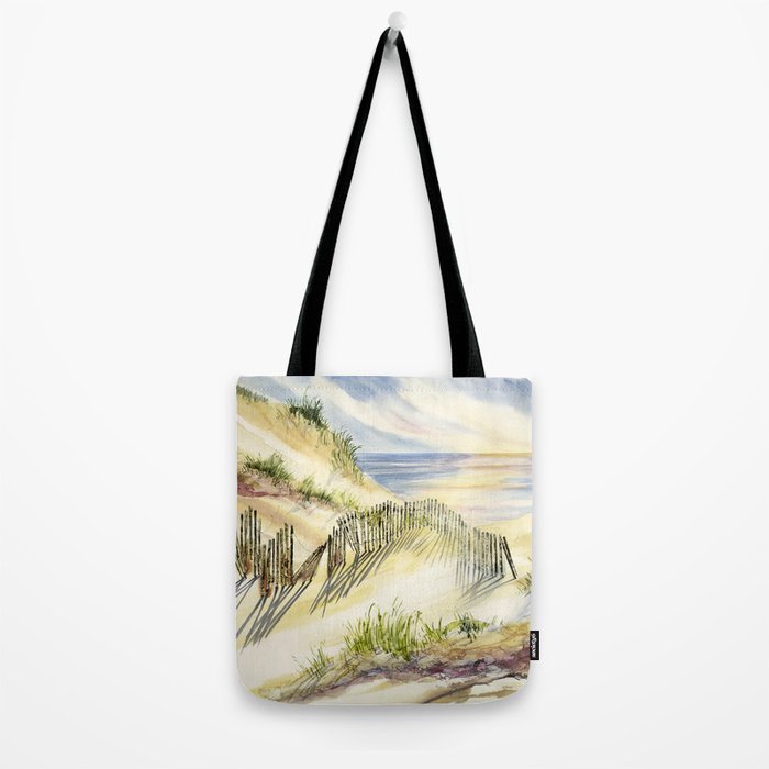 Sand Dune Shadows Along Lake Michigan Tote Bag Gallery Image 2