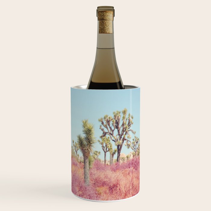 Surreal Pink Desert - Joshua Tree Landscape Photography Wine Chiller Gallery Image 3