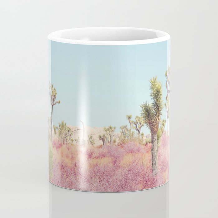 Surreal Pink Desert - Joshua Tree Landscape Photography Coffee Mug Gallery Image 4