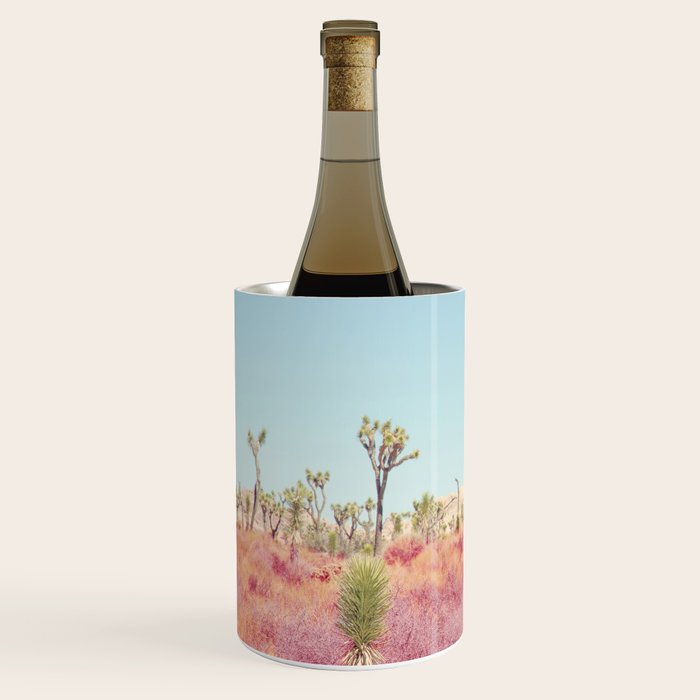 Surreal Pink Desert - Joshua Tree Landscape Photography Wine Chiller Gallery Image 2