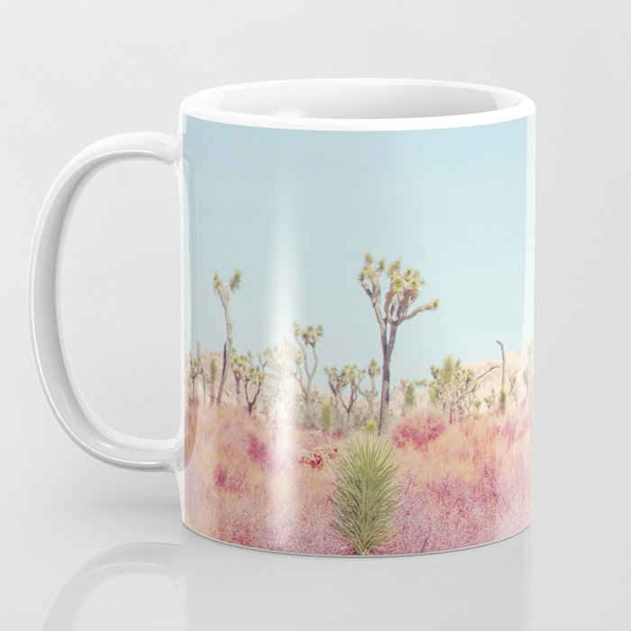 Surreal Pink Desert - Joshua Tree Landscape Photography Coffee Mug Gallery Image 3