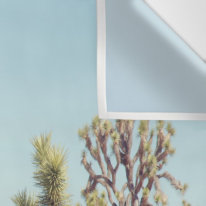 Surreal Pink Desert - Joshua Tree Landscape Photography Wall Tapestry Gallery Image 3