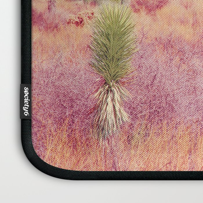 Surreal Pink Desert - Joshua Tree Landscape Photography Laptop Sleeve Gallery Image 3
