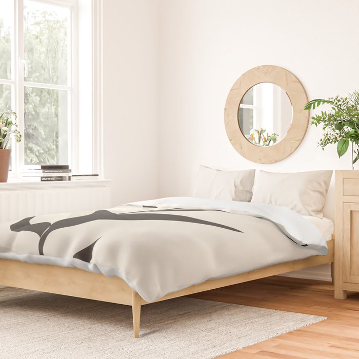 Abstract Minimal Plant Duvet Cover Gallery Image 2