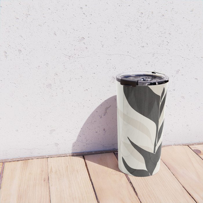 Abstract Minimal Plant Travel Mug Gallery Image 4