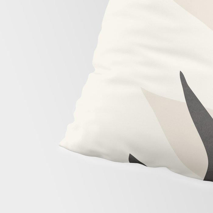 Abstract Minimal Plant Pillow Sham Gallery Image 4