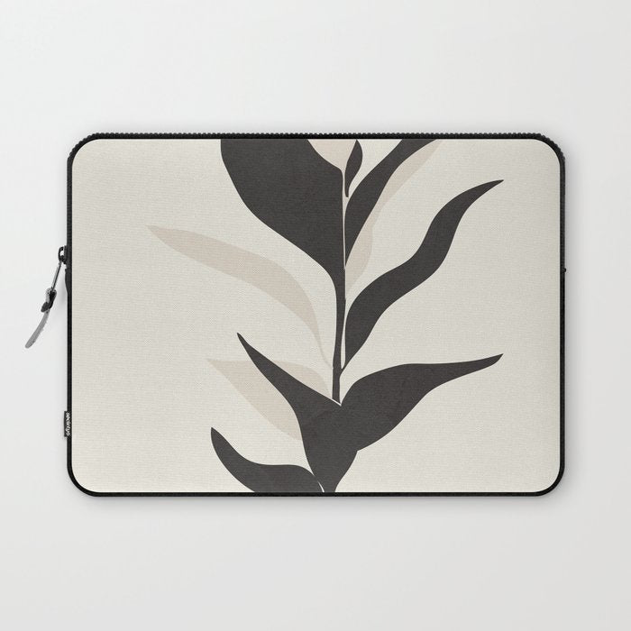 Abstract Minimal Plant Laptop Sleeve Gallery Image 1
