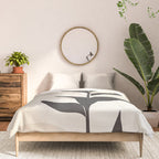Abstract Minimal Plant Comforter Gallery Image 3