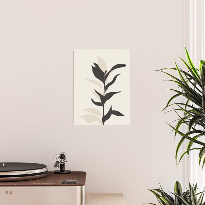Abstract Minimal Plant Poster Gallery Image 2