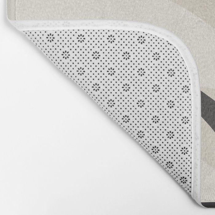 Abstract Minimal Plant Bath Mat Gallery Image 2